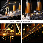 CubicFun Titanic 3D Model Ship Puzzle - Image 8