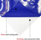 guangyintong Heat Transfer Vinyl Blue HTV Rolls, Matte Surface PVC Material - Image 4