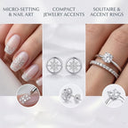 0.9-8mm 10-1000pcs CZ Zircon 5A Round Machine Cut White Cubic Zirconia Loose CZ - Image 2
