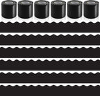 6 Rolls 196.8 Ft Bulletin Board Borders by Bermoge