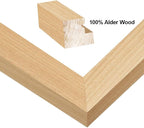RPJC 8x10 inch Picture Frame Made of Solid Wood High Definition Glass - Image 2