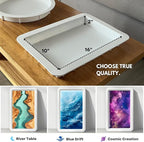 Alaskey® Large Premium Rectangular Resin Table Silicone Mold 16"x10" and 12"x7" - Image 4