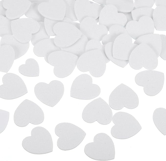 MECCANIXITY 60Pcs Glitter Foam Stickers 1 Inch Self-Adhesive Sparkly by MECCANIXITY