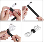 Avantree Pack of 20 Reusable Cord Organizer Keeper Holder, Fastening Cable Ties - Image 6