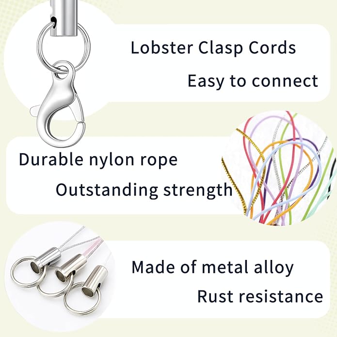 MINI-FACTORY 100PCS DIY Charm Straps - Image 3