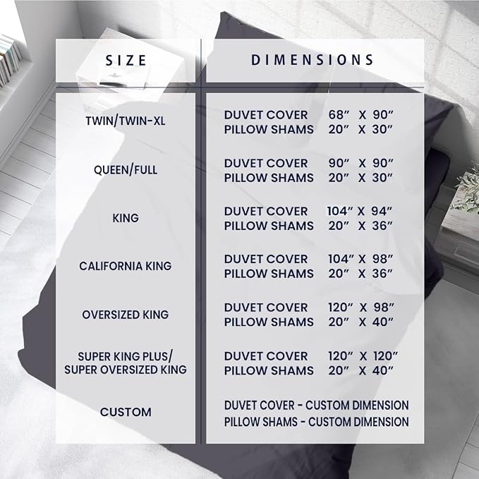 Kotton Culture 3 Pc 120"x120" Duvet Cover Set Super King Plus/Super Oversize - Image 4