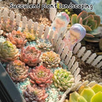 Fairy Garden Miniature Fence Accessories: Decorative White Wooden Picket Fence - Image 3