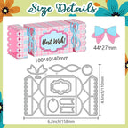 3D Candy-Shaped Box Metal Cutting Dies Treat Box Die Cuts Carbon Steel Stencils - Image 2