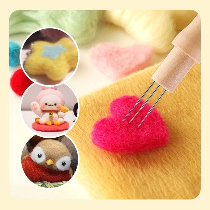 WONVOC Needle Felting Pad, Felting Kit, Needle Felting Mat - Image 7