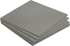 MECCANIXITY EVA Foam Sheets Light Grey 9.8 Inch x 9.8 Inch 5mm Thick Crafts by MECCANIXITY