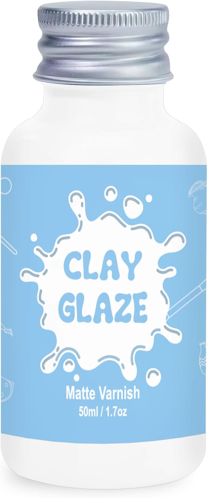 50ml Air Dry Clay Varnish，Air Dry Clay Sealant by EIGTWEN