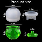 Juome Jar Resin Molds Silicone, Large Jars Silicone Molds - Image 4