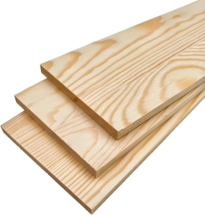 3PCS Rectangle Wood Boards Unfinished Wood Blocks - Image 5