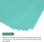 MECCANIXITY EVA Foam Sheets Green 35.4 Inch x 19.7 Inch 2mm Thick Crafts Foam - Image 4