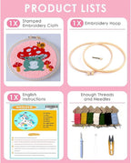 Punch Needle Kit for Beginners Adults, Frog Punch Needle Kits DIY Crafts for - Image 3