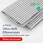 King Pillow Cases Set of 4 - Image 2