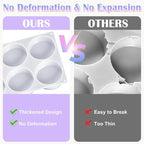 YOILES Deep Coaster Resin Molds Silicone Round Silicone Molds - Image 3