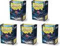 5 Packs Dragon Shield Matte Black Standard Size 100 ct Card Sleeves Value by DragonShield