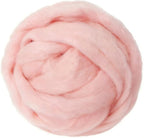Wool Roving Light Pink, 3.4oz Needle Felting Wool, Perfect Felting Wool by %22VNAKER%22+Flagship