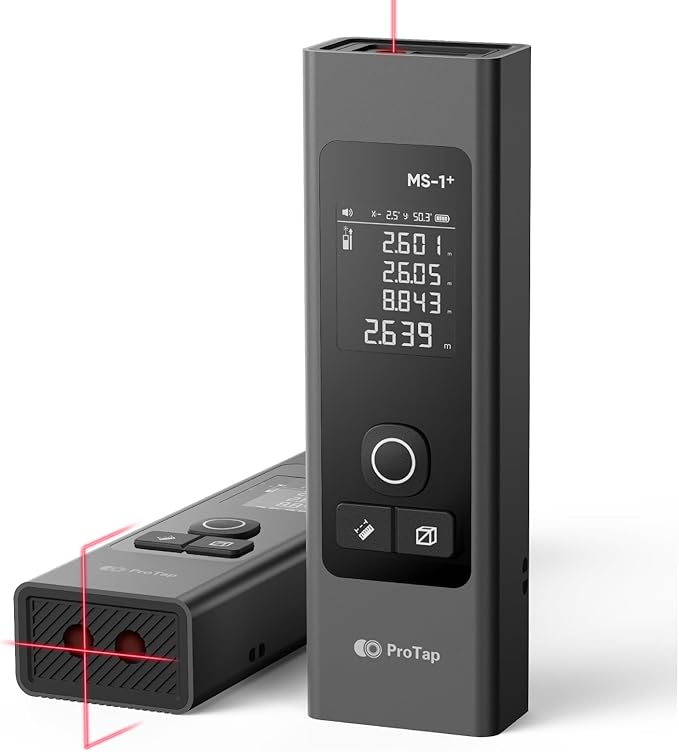 2-in-1 Laser Measure & Line Laser 393 FT by ProTap