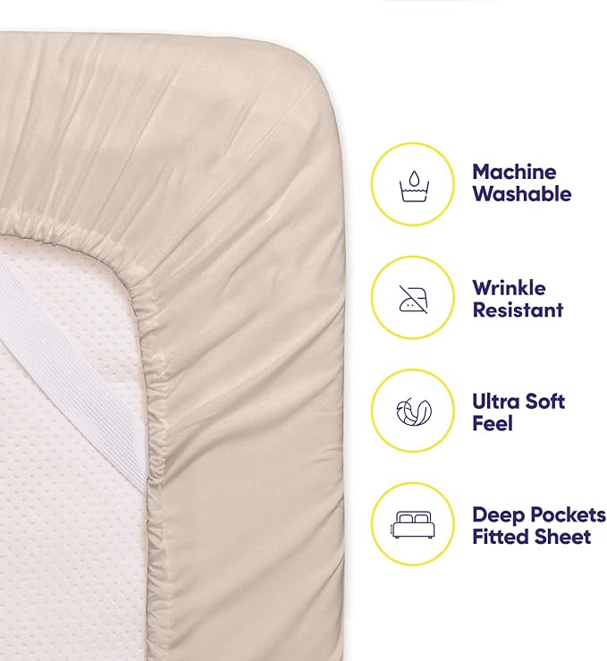 Sweet Home Collection 6 Piece 1500 Supreme Collection Brushed Microfiber Deep - Image 3