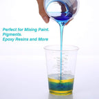 200Pcs 8oz Graduated Clear Plastic Measuring Cups Disposable Mixing Cups - Image 5