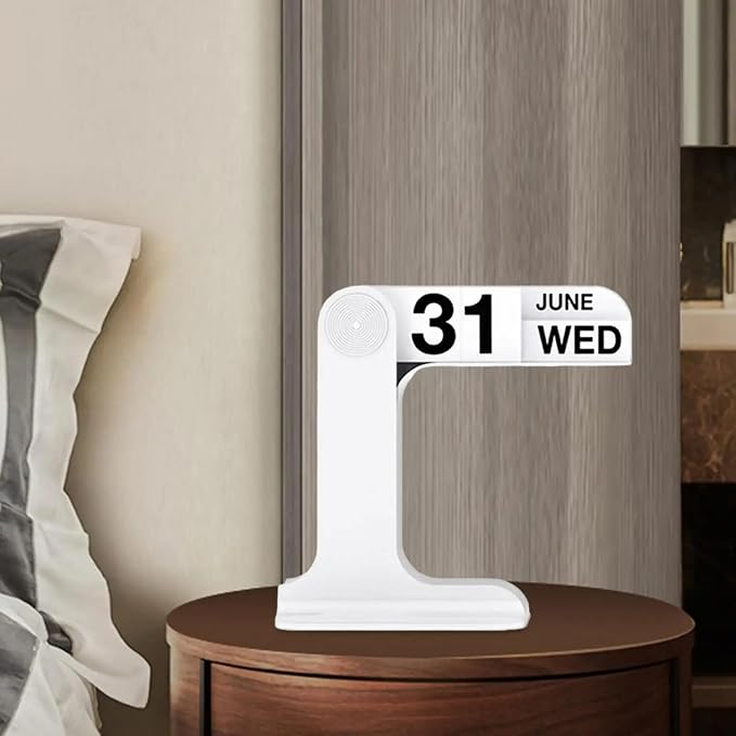 Perpetual Calendar, Standing Flip Calendar, Aesthetic Reusable Daily Page - Image 2