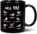 Jigfoxy Nice Tits Bird Mug, Funny Birds Coffee Mugs | 11Oz, Gifts by Jigfoxy