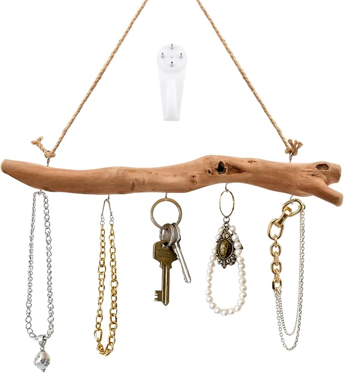 1Pc 15 Inch Natural Driftwood Decorative Branches Farmhouse Home Wall Hanging - Image 3
