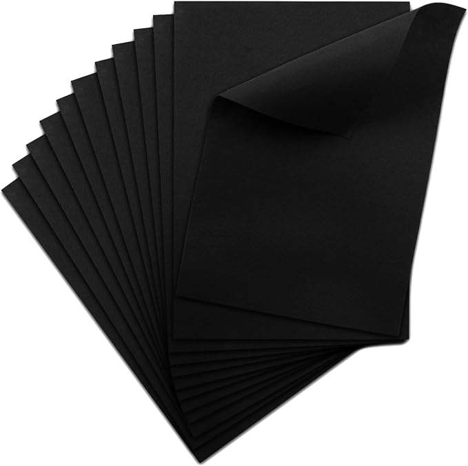 12 Pcs Felt Sheets, 7x11 Inch Stiff Felt by HARSKIYER