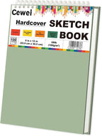 Cewei 9x12 Drawing Paper Pad, 100 Sheets, Spiral Bound Sketchbook, 68lb/100gsm by Unknown