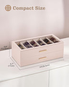 Lolalet Sunglasses Storage Box for Women, Eyewear Eye Glass Organizer - Image 6