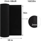 AMZQNART EVA Foam 2mm, Cosplay Foam Roll 16 x 59in Black, Suitable - Image 2