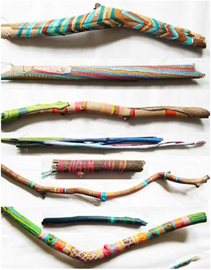 menolana 50x Rustic Decorative Wood Branch Sticks Driftwood 30cm Natural Tree - Image 4