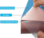 FUNKAKA Heat Transfer Vinyl Rose Golden HTV Rolls - Image 3