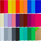 Geetery 30 Pack Colored Acrylic Sheets 1/8" Thick by Geetery