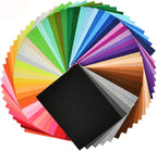 BUYGOO 60Pcs Stiff Felt Fabric Sheets, 8 x 12 inches Craft Felt Sheets Assorted by BUYGOO