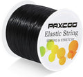 Black Elastic Stretchy String, Paxcoo Stretch Bead Cord by PAXCOO