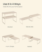 SONGMICS Cabinet Organizer Shelf, Kitchen Storage, Spice Rack, Expandable - Image 4