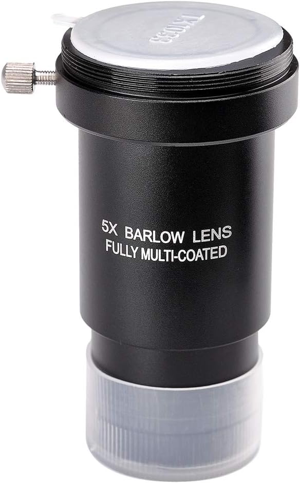 1.25-inch 5X Barlow Lens & Moon Filter Kit-for Telescope Eyepieces | Wide-angle - Image 2