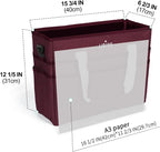 JJRING Craft Organizer Tote Bag, Large Art Storage Caddy - Image 2