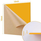 3 Pcs Deep Yellow 12 x 12 x 1/8 Inch Acrylic Sheets | Laser Cutting Plastic - Image 5