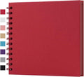 potricher 7 x 7 Inch DIY Scrapbook Album 40 Pages Hardcover Kraft Paper Scrap by potricher