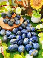 DUQGUHO Blue Sodalite Natural Healing Crystals Stones Set Polished Tumbled - Image 3