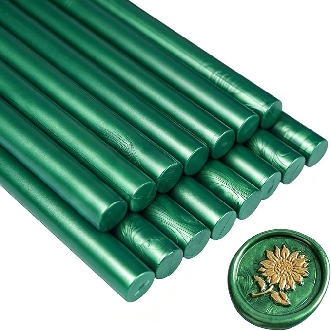 Wax Seal Stick, 15 Pieces Glue Gun Wax Seal Sticks by Zifospy