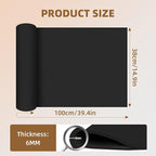 39"x15" EVA Foam Roll, 86 kg/m3 High Density 6MM Thick Foam Sheets, Flexible & - Image 2