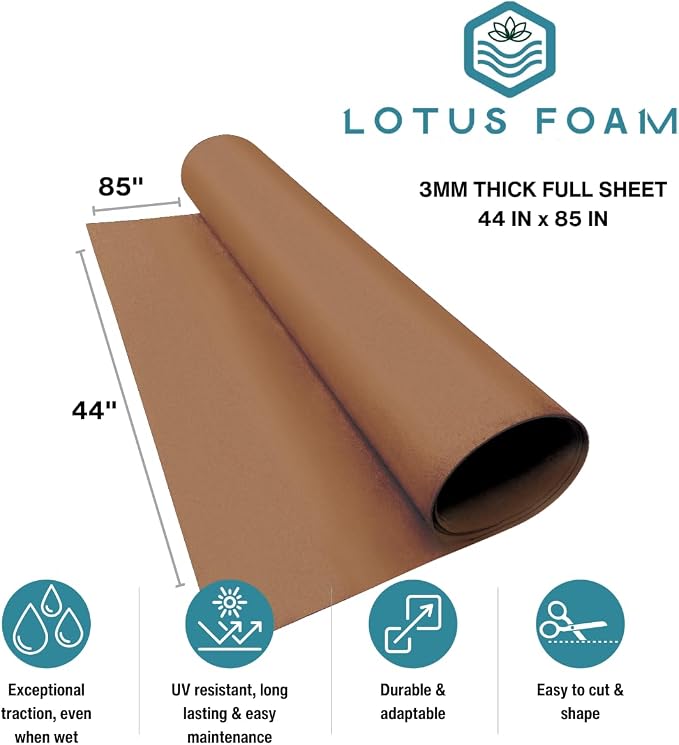 LotusFoam EVA Foam Sheet 3mm – 44"x 85" Craft Foam - Image 2