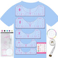 Vowlove Tshirt Ruler Guide for Cricut Heat Press, Shirt Measurement Tool Vinyl by Vowlove
