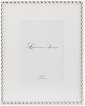 Lawrence Frames Silver Metal Rope 8x10 Matted by LawrenceFrames