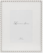 Lawrence Frames Silver Metal Rope 8x10 Matted by LawrenceFrames